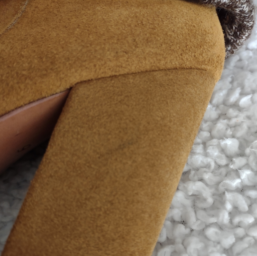 Rachel Comey Suede Wool Knit Cuffed Booties Sz 6 - Picture 7 of 10